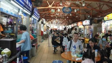 Hawker stalls