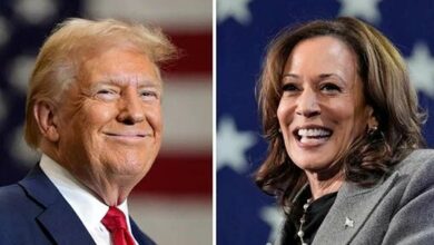 Trump and harris