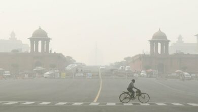 Delhi's air quality level