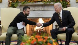 Joe biden and volodymyr zelenskyy