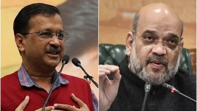 Union home minister amit shah targeted kejriwal