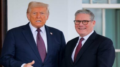 Us president donald trump and prime minister keir starmer